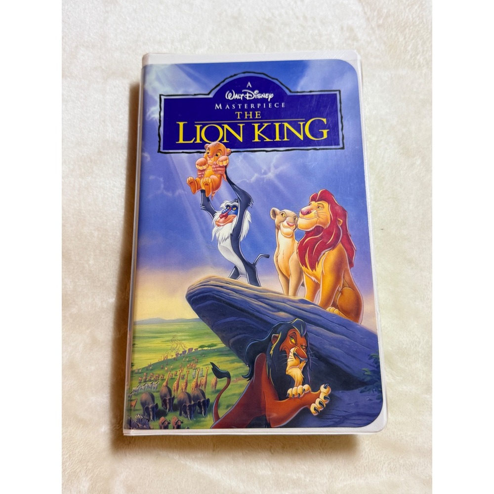 The Lion King VHS Walt Disney Masterpiece Collection 1994 Clamshell 2977-1